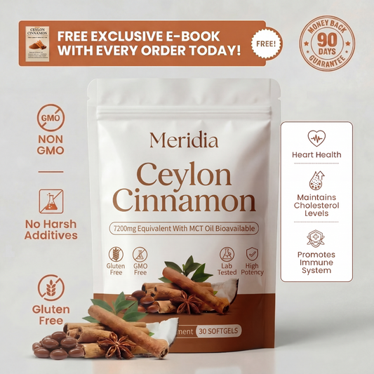 Ceylon Cinnamon 7200mg Equivalent with MCT Oil